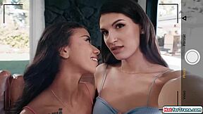 Latin Tgirl Zariah Arau Gets Big Trans Cock Deepthroated