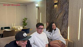 That's what you get for cheating, I fuck my boyfriend's best friend on his birthday, he fills my vagina with his cum, Kylei Ellish, Pipeboy and Nick Jowels.