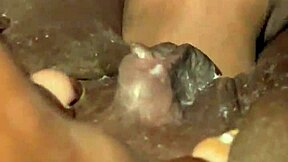 Amateur Asian Man Licks and Fills Ebony Pussy with Interracial Creampie in Car Action