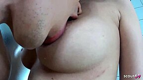 Perfect Body Japanese Step-Sister Delivers Blowjob and Titjob in Bathtub Uncensored!
