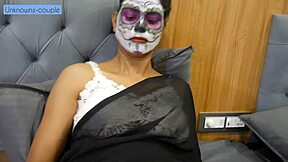 Oh my god! This horny Indian housewife craves wild passion and domination from her busy husband!