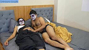 Oh my god! This horny Indian housewife craves wild passion and domination from her busy husband!