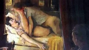 The collection showcased vintage erotic art from antique periods with retro charm