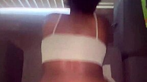Petite Ebony Nympho Takes Big Black Monster Cock on Sofa for Intense Skinny Orgasm Fucking