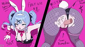 Detailed Exploration Of Animated Rabbit Hole With Costumes And Creampie Action
