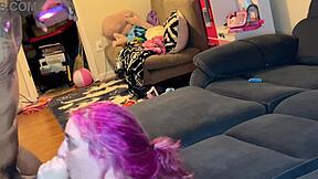 do you see this amateur facial on my cum loving slut wife with her big ass and tits