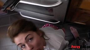 Petite Horny Rosalyn Sphinx Sucks And Fucks Step Daddy's Balls In Kitchen Sex Scene