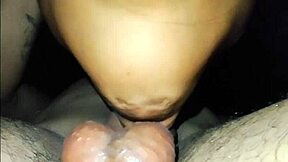 Greedy girl chokes and gags but swallows everything in deepthroat action