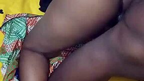 oh wow this curvy ebony babe gets fucked doggystyle with her juicy ass bouncing in scene 1