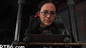 Bound Couple Hints At Rough Missionary Sex In Intense BDSM Competition.