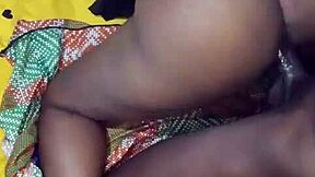 oh wow this curvy ebony babe gets fucked doggystyle with her juicy ass bouncing in scene 1