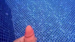 Big ass milf surprised masturbating in pool gets rough doggystyle fucking