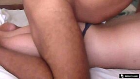 hey, in this homemade anal, why wouldn't she remove her panties for the licking and assfucking?