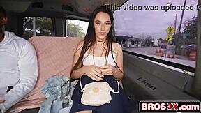 Bus Pickup Leads to Rough BBC Pounding for Cash-Strapped Babe with Small Tits