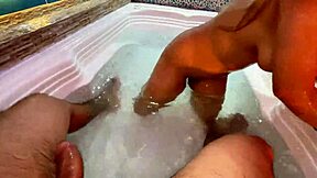 dude, i fucked this curvy colombian in the jacuzzi with deepthroat and underwater creampie in her tight pussy