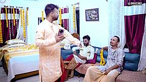 sudipa's wedding night turns into screaming gangbang with five husbands fucking in full movie!