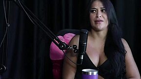 Wow, this naughty blonde strips off, shows her huge tits and tasty pussy, then demos her blowjob skills after saying her dom is sexy eye contact and titfuck - gabriella gushi!