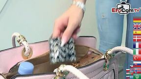 Skinny brunette teen 18+ with small tits says, 