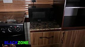 kitchen sex taste good and i will try it again with this ebony babe in close up homemade action... umm yeah