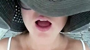 Public Tease And Blowjob From Hot Curvy Stepmom With Big Natural Tits