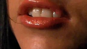 Can Bound Brunette Slave Handle Rough Mouth Fuck And Cumshot?